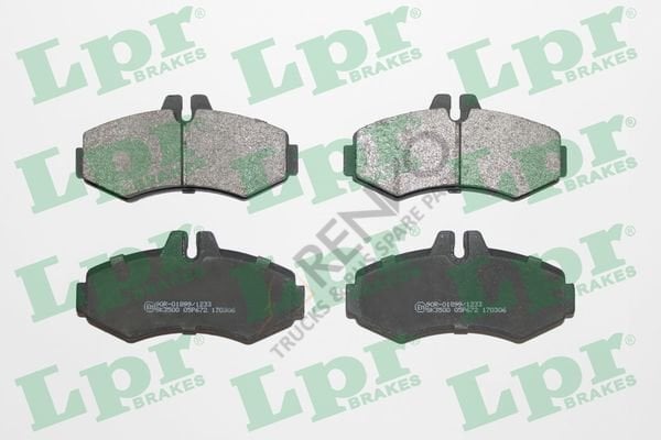Mercedes Vito 1996-2003 Arası 114 2.3 Ön Balata LPR Marka
