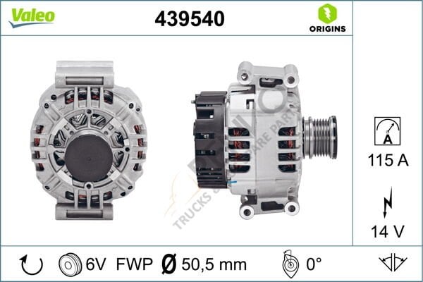 Mercedes Vito 1996-2003 Arası V 200 CDI Alternatör Valeo Marka
