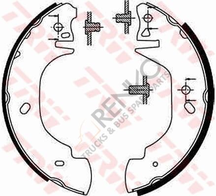 Ford Transit 1991-2000 Arası 2.5 TD Arka Fren Pabuçlu Balata TRW Marka