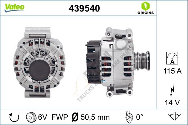 Mercedes Vito 1996-2003 Arası V 220 CDI Alternatör Valeo Marka