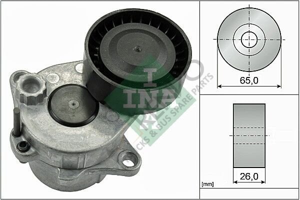 Mercedes Vito 2003-2007 Arası 116 CDI Vantilatör Kayış Gergi Rulmanı INA Marka