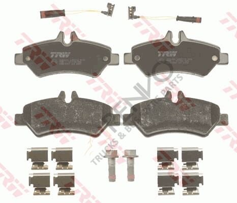 Mercedes Sprinter 2006-2010 Arası 319 CDI / BlueTEC Arka Balata TRW Marka
