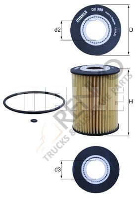 Mercedes Sprinter 2006-2010 Arası 319 CDI / BlueTEC Yağ Filtresi Mahle Marka
