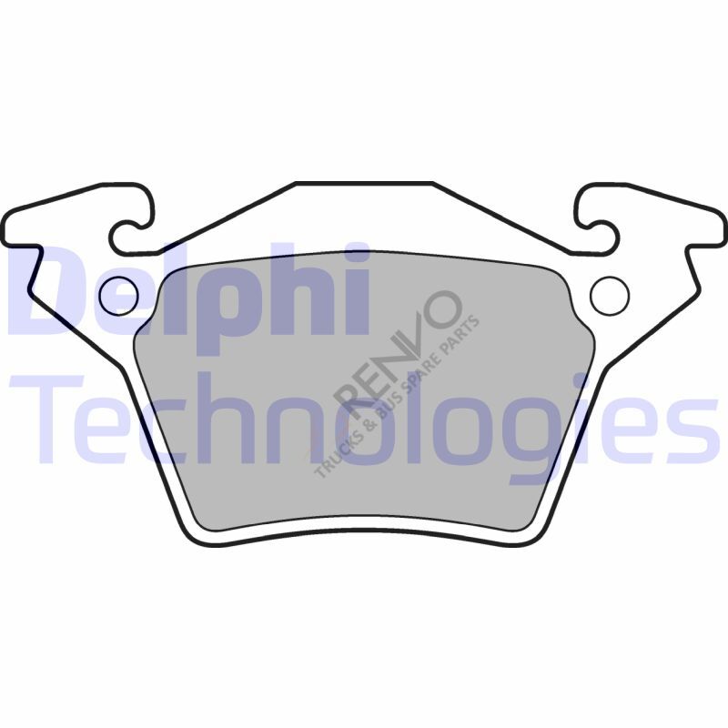 Mercedes Vito 1996-2003 Arası V 200 Arka Balata Delphi Marka
