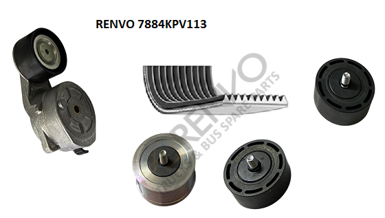DAYCO KANLLI KAYIŞ VE RULMAN KIT SCANIA
