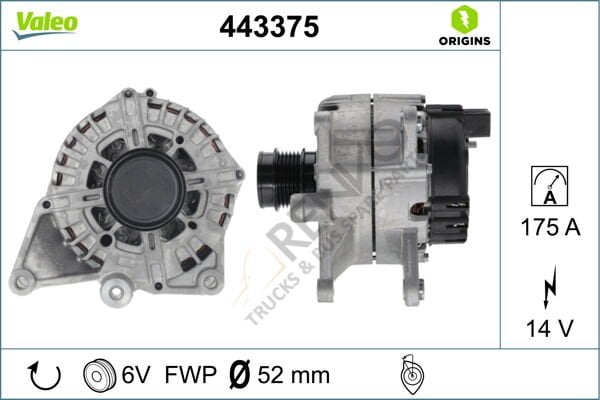 Mercedes Vito 2014-2018 Arası 119 CDI / BlueTEC Alternatör Valeo Marka