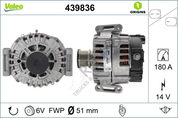 Mercedes Vito 2003-2007 Arası 113 CDI Alternatör Valeo Marka