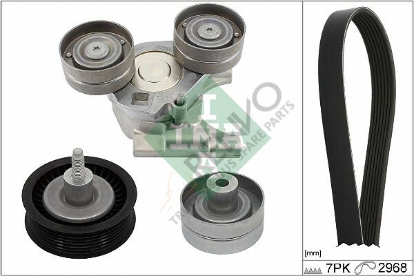 Ford Transit 2006-2014 Arası 2.2 TDCi RWD Vantilatör Kayış Seti INA Marka