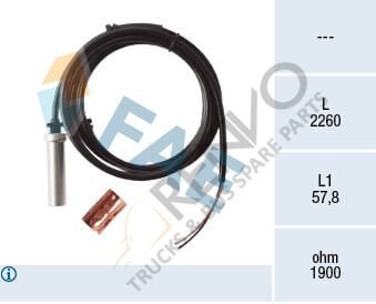 Mercedes Sprinter 1995-2006 Arası 214 Ön Abs Sensörü FAE Marka