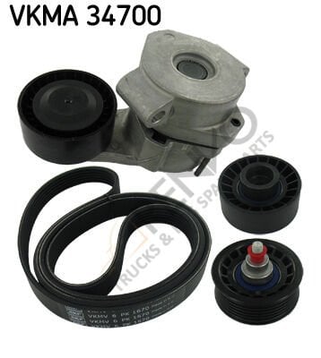 Ford Transit 2006-2014 Arası 2.2 TDCi Vantilatör Kayış Seti SKF Marka