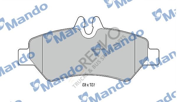 Mercedes Sprinter 2006-2010 Arası 319 CDI / BlueTEC Arka Balata Mando Marka