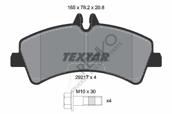 Volkswagen Crafter 2006-2016 Arası 2.0 TDI Arka Balata Textar Marka