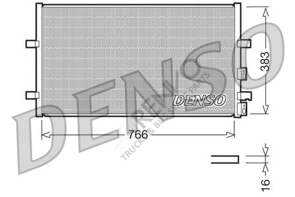 Ford Transit 2006-2014 Arası 2.2 TDCi RWD Klima Radyatörü Denso Marka