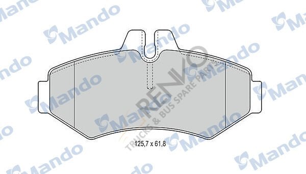 Mercedes Sprinter 1995-2006 Arası 208 D Arka Balata Mando Marka