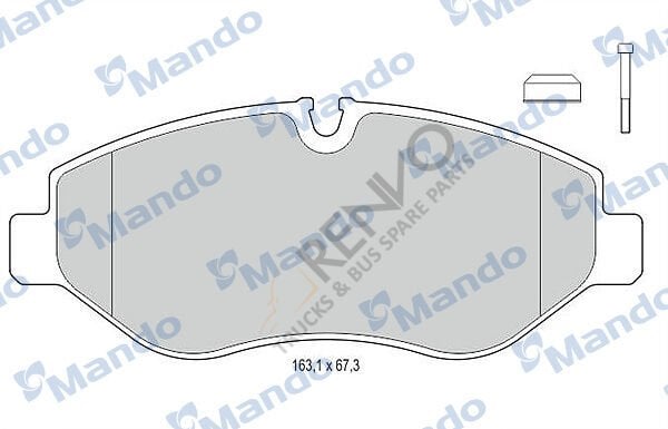 Mercedes Sprinter 2006-2010 Arası 318 CDI Ön Balata Mando Marka