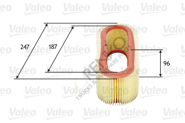 Ford Transit 1977-1992 Arası 2.0 Hava Filtresi Valeo Marka
