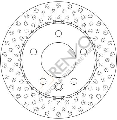 Mercedes Sprinter 1995-2012 Arası 312 D 2.9 Ön Fren Diski TRW Marka