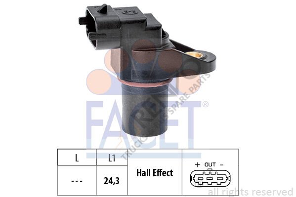 Mercedes Sprinter 2006-2010 Arası 318 CDI Eksantrik Devir Sensörü Facet Marka