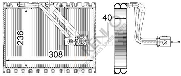 Mercedes Vito 2014-2018 Arası 119 CDI / BlueTEC Klima Radyatörü Mahle Marka
