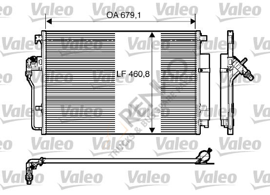 Mercedes Sprinter 2006-2010 Arası 313 CDI Klima Radyatörü Valeo Marka