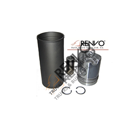 5001855845 CONJUNTO DE PISTÃO E FORRO CONJUNTO PISTÃO 123 MM - ANEL - FORRO NURAL (Cópia)
