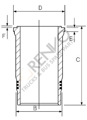 IVECO STARLIS CURSOR 13  MOTOR GÖMLEK 135 MM 500054922, 15-26005000, 89-72883, 2992258, 89-122000-02, 5801506235,2996907,