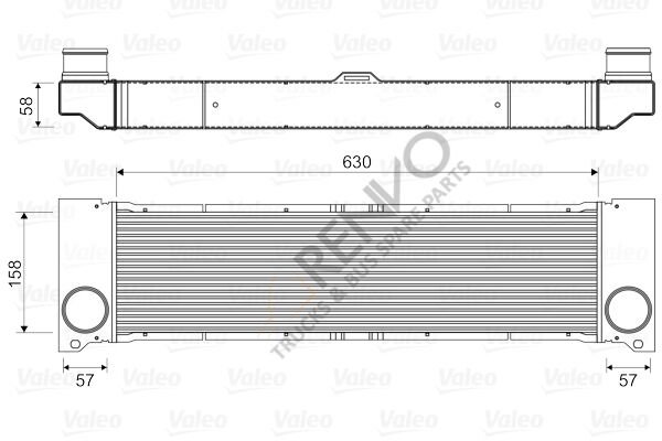 Mercedes Vito 2003-2007 Arası 111 CDI Turbo Radyatörü Valeo Marka