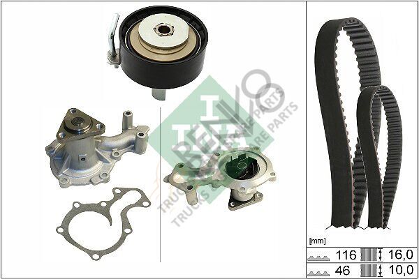 Ford Transit Connect 2013-2017 Arası 1.0 EcoBoost Devirdaimli Triger Seti INA Marka