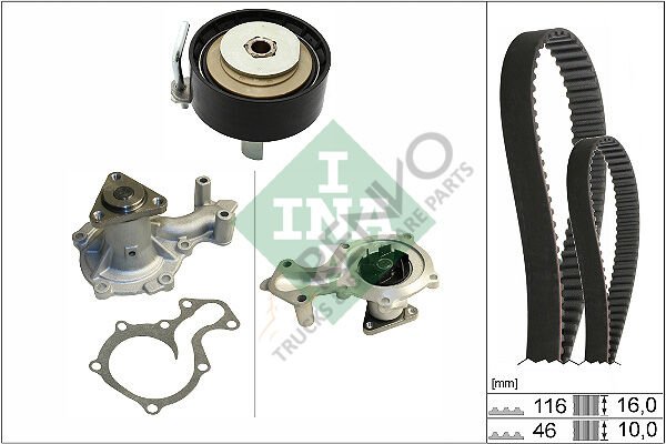 Ford Transit Connect 2013-2017 Arası 1.0 EcoBoost Devirdaimli Triger Seti INA Marka