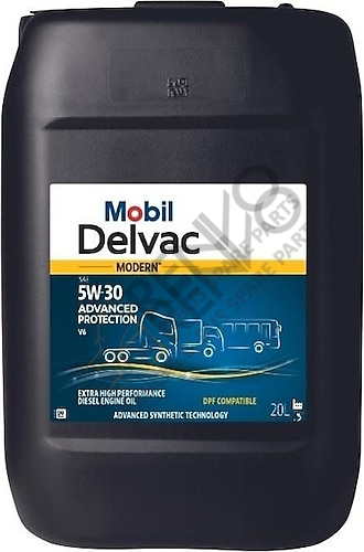 Mobil Delvac Modern 5W-30 Advanced Protection V6 20 lt Motor Yağı