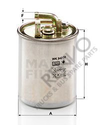 Mercedes Sprinter 1996-2006 Arası 416 CDI Mazot Yakıt Filtresi Mann Marka