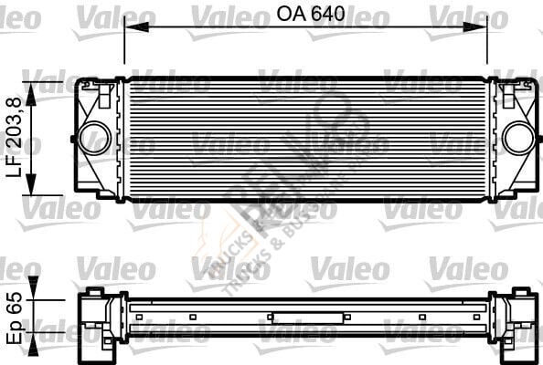 Mercedes Sprinter 2006-2010 Arası 319 CDI / BlueTEC 4x4 Turbo Radyatörü Valeo Marka