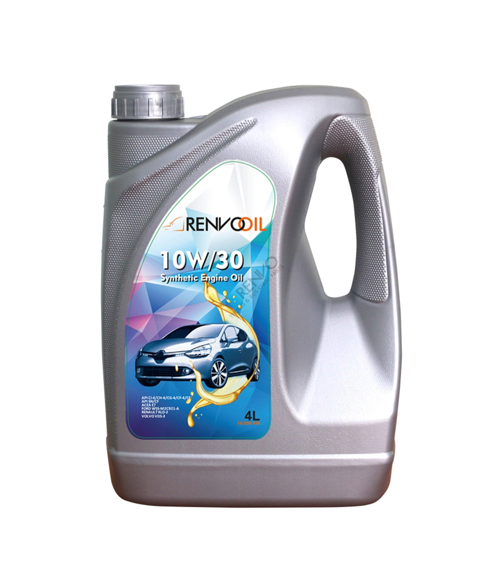 Renvo Oil 10W30 , 10000 KM 4 LT Benzinlı Motor Yaği  GTIP : 271019810000