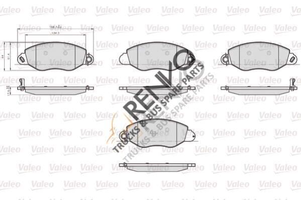 Ford Transit 2000-2006 Arası 2.4 DI Ön Balata Valeo Marka