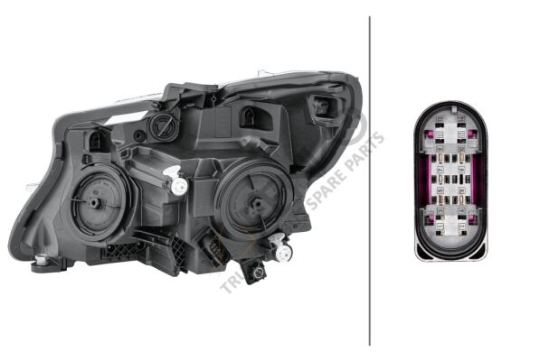 Mercedes Vito 2014-2018 Arası V 200 CDI / d Halojen Sağ Far Hella Marka