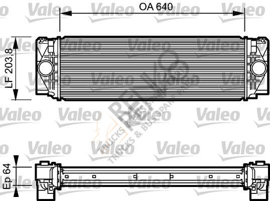 Volkswagen Crafter 2006-2016 Arası 2.5 TDI Turbo Radyatörü Valeo Marka