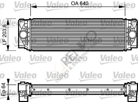 Volkswagen Crafter 2006-2016 Arası 2.5 TDI Turbo Radyatörü Valeo Marka