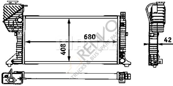 Mercedes Sprinter 1995-2006 Arası 212 D Su Radyatörü Mahle Marka