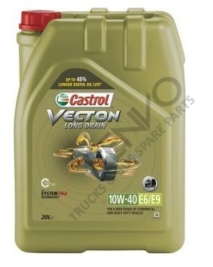 10W40 C VECTON LONG DRAIN -E/E9 20 L TU  CASTROL C VECTON LONG DRAIN  10W40  -E/E9 20 L T