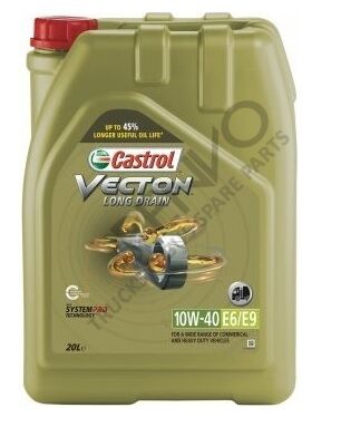 10W40 C VECTON LONG DRAIN -E/E9 20 L TU  CASTROL C VECTON LONG DRAIN  10W40  -E/E9 20 L T