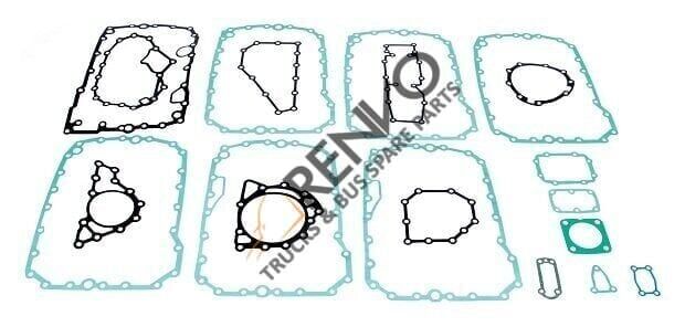 RENAULT TRUCKS DAF IVECO MAN ŞANZUMNA  16S 151, 16S 181, 16S 221, 16S 220 CONTA TAKIMI        OEM : 5001843157, 81966016000, 93161691, 1289527, ZF 1315298001, ELRING 724.430 ZU966016000, BC467K263AA, 9P924150, 0001132111, 99707307822, K2001585