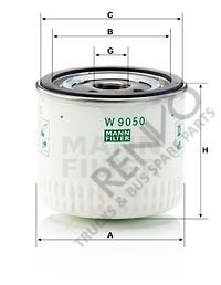 Ford Transit 1977-1992 Arası 2.5 D Yağ Filtresi Mann Marka