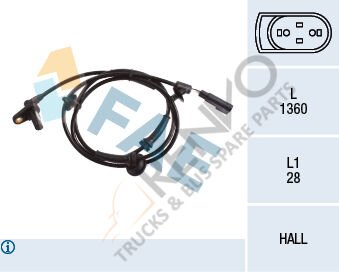 Ford Transit 2006-2014 Arası 2.2 TDCi Ön Sağ-Sol Uyumlu Abs Sensörü FAE Marka