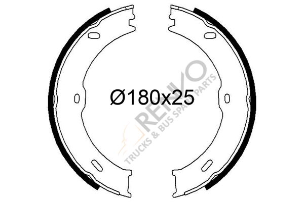 Mercedes Sprinter 2006-2010 Arası 313 CDI 4x4 Arka Fren Pabuçlu Balata Valeo Marka