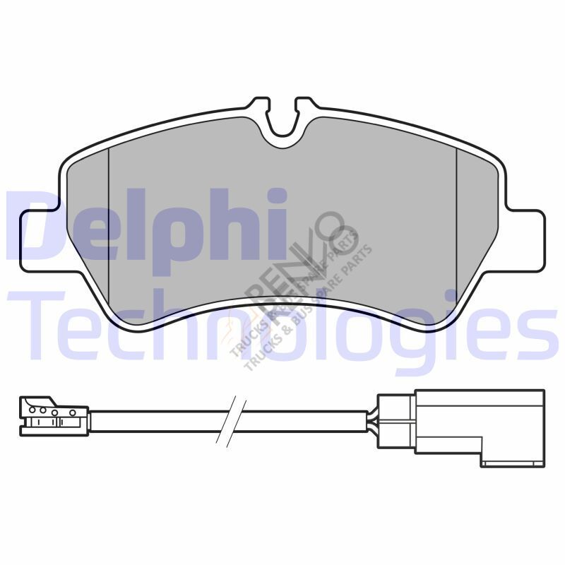 Ford Transit 2012-2016 Arası 2.2 TDCi Arka Balata Delphi Marka