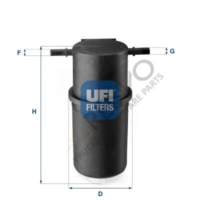 Volkswagen Crafter 2006-2016 Arası 2.0 TDI Yakıt Filtresi UFI Marka
