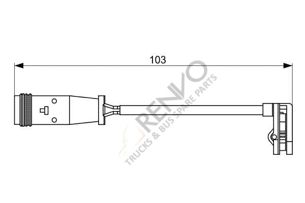 Mercedes Vito 2003-2007 Arası 113 CDI Balata Fişi Bosch Marka
