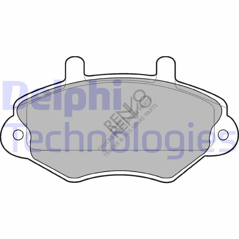 Ford Transit 1991-2000 Arası 2.5 TD Ön Balata Delphi Marka