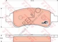 CITREON BERLINGO C3  PEUGEOT PARTNER ÖN FREN BALATASI  OEM : 425240, TRW GDB1563, 425475