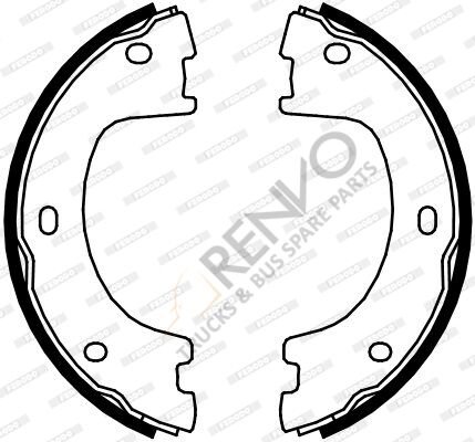 Mercedes Sprinter 2006-2010 Arası 513 CDI 4x4 Arka Fren Pabuçlu Balata Ferodo Marka